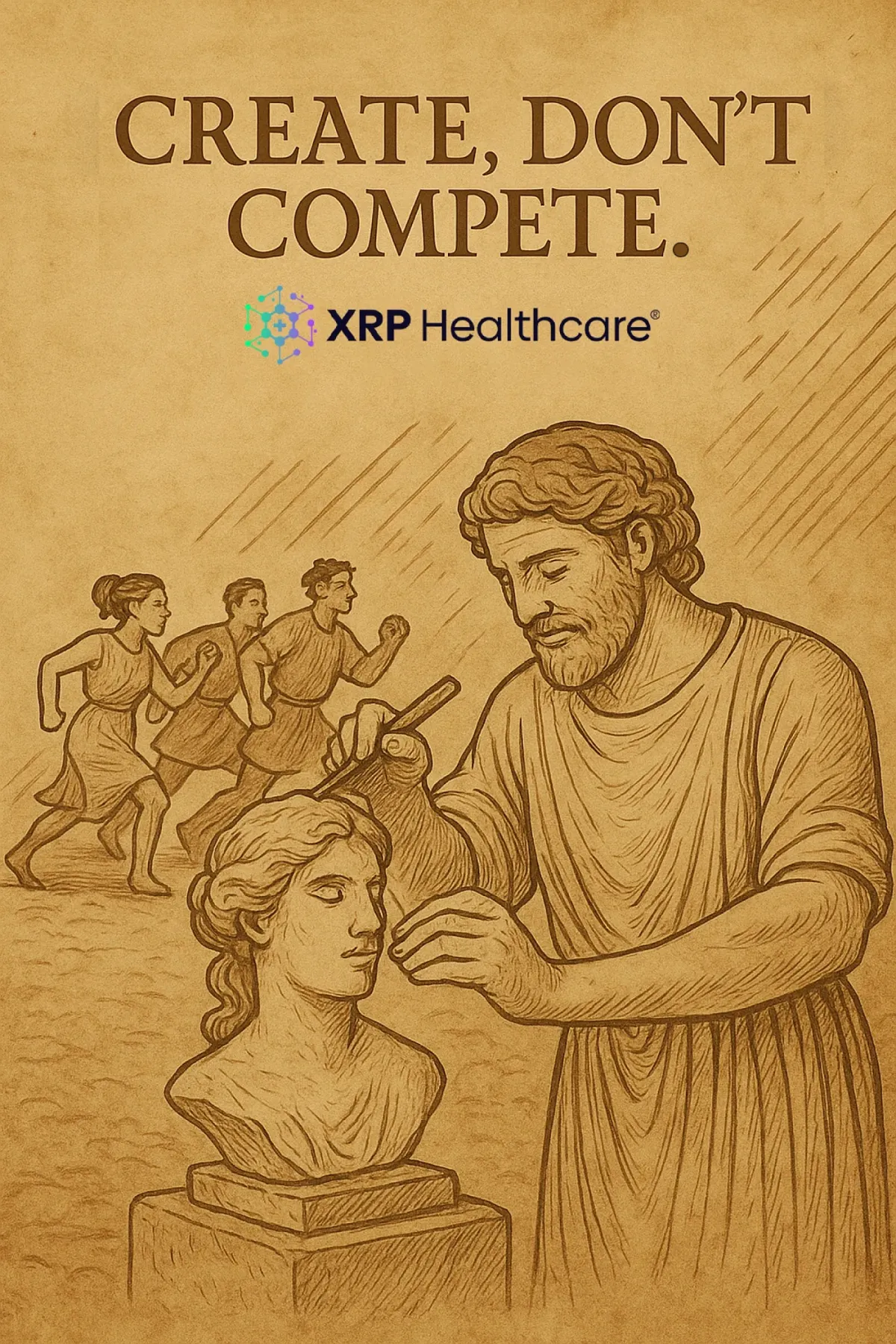 Create, Don’t Compete: The Neuroscience of Innovation and the XRP Healthcare Playbook
