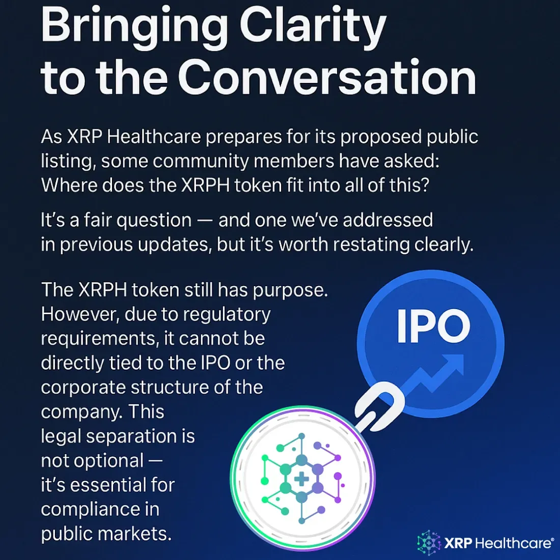 XRPH and the IPO: Bringing Clarity to the Conversation