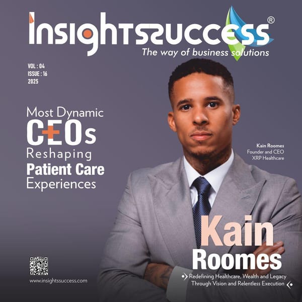 Proud Moment: XRP Healthcare CEO Featured on the Cover of Insights Success Magazine