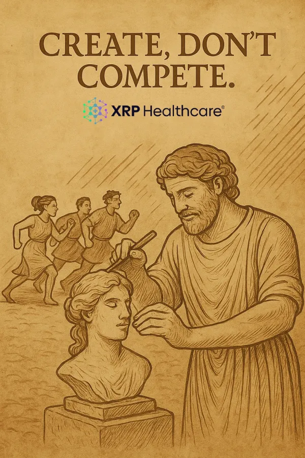 Create, Don’t Compete: The Neuroscience of Innovation and the XRP Healthcare Playbook