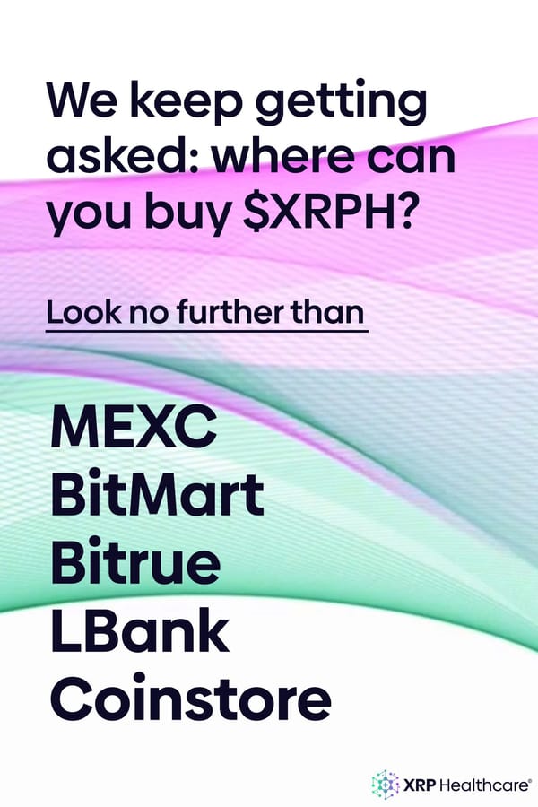 Get $XRPH on Top Exchanges